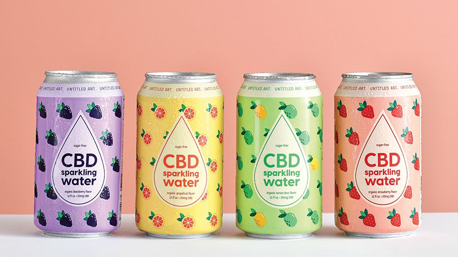 Hemp Infuses The Sparkling Water In Untitled Art’s Beverages - Shepherd ...